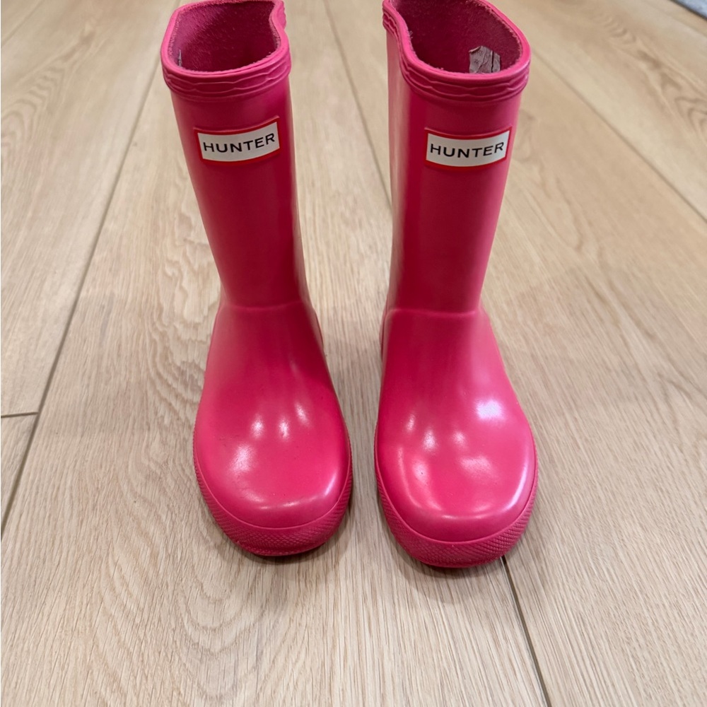 Hunter Pink Rain Boots